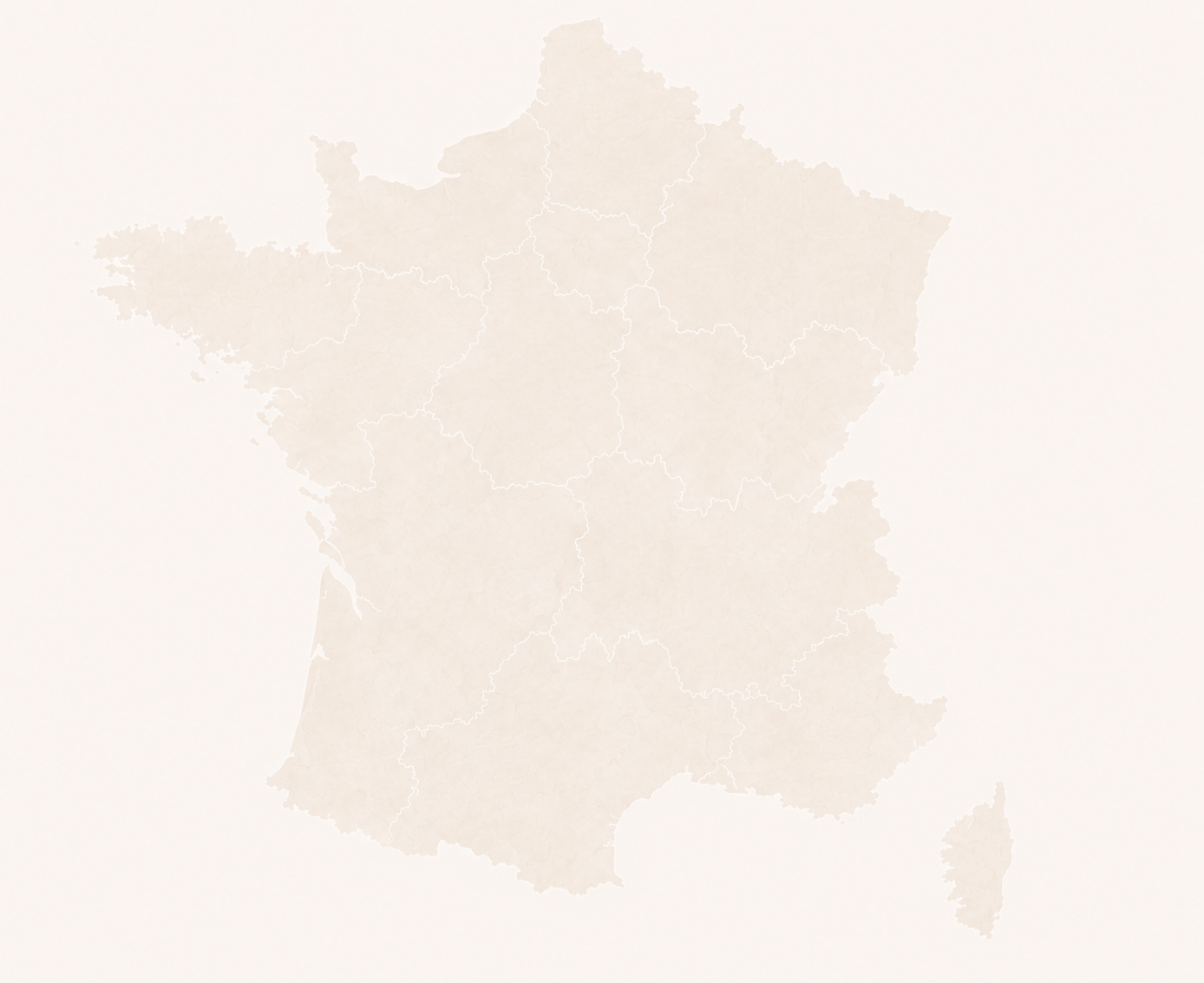 Carte de France — réseau de correspondants CetArtQueJ'aime